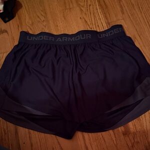 Under Armour Women's Navy Athletic Shorts